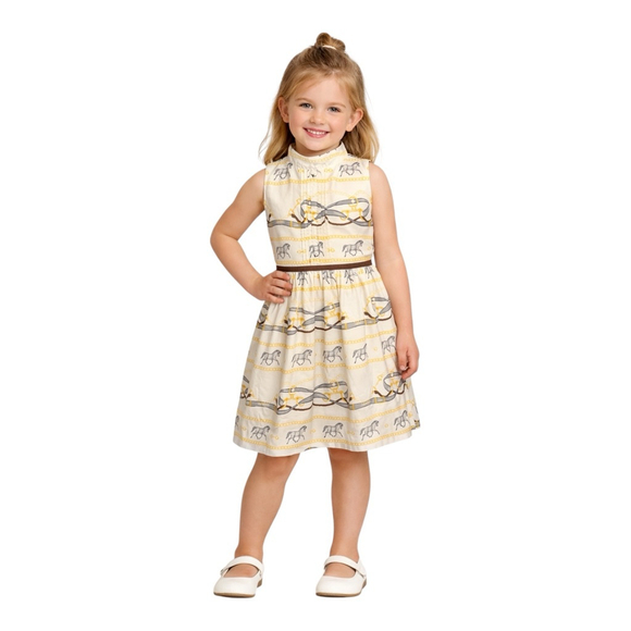 Janie and Jack Other - Janie and Jack Equestrian Horse Print Dress Size 5